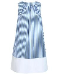 Tanya Taylor - Hallie Striped A-Line Mini Dress - Lyst