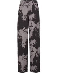 Fendi - Animal-Print Five-Pocket Jeans - Lyst