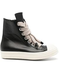 Rick Owens - High-Top Jumbo-Lace Sneakers - Lyst