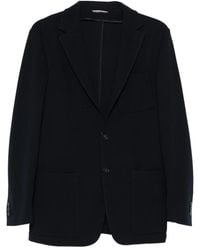 Canali - Patch-Pocket Knitted Blazer - Lyst