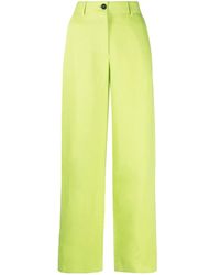 MSGM - ハイウエスト ワイドパンツ - Lyst