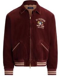 Polo Ralph Lauren - Embroidered Bomber Jacket - Lyst