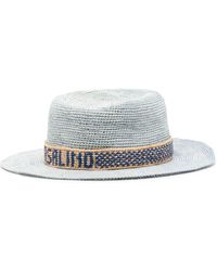 Borsalino - Crochet Panama Straw Hat - Lyst