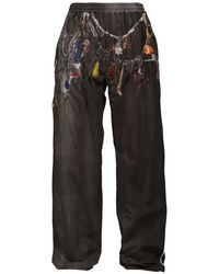 Doublet - Embroidered Track Pants - Lyst