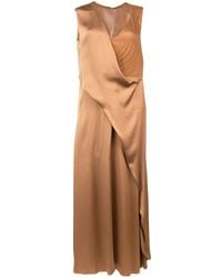 Sies Marjan - Robe Longue À Effet Drapé - Lyst