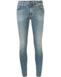 AG Jeans Farrah Skinny Ankle Jeans - Blue