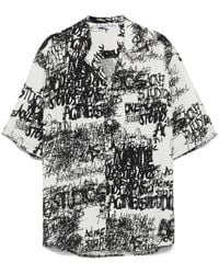 Acne Studios - Printed Button-Up Shirt - Lyst
