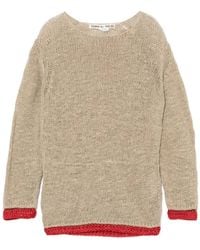 Comme des Garçons - Open Knit Round Neck Jumper - Lyst
