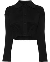 CFCL - Fluted Cropped-Cardigan - Lyst