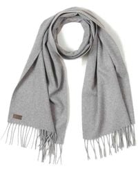 Canali - Fringed Cashmere Scarf - Lyst