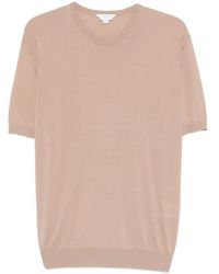 Malo - Crew-Neck Knit T-Shirt - Lyst