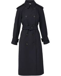 Veronica Beard - Conneley Dickey Double-Breasted Belted Trench Coat - Lyst