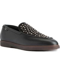Giuseppe Zanotti - Studded Leather Loafers - Lyst