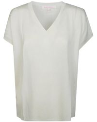 ABSOLUT CASHMERE - V-Neck Short-Sleeved Cashmere T-Shirt - Lyst