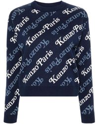 KENZO - Verdy Pullover mit Intarsien-Logo - Lyst