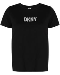 DKNY - Logo-Reflective T-Shirt - Lyst