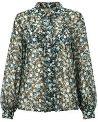 iBlues - Blouse Volantée À Fleurs Imprimées - Lyst