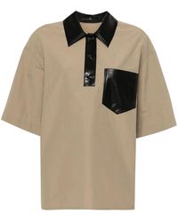 Nanushka - Polotop Met Verlaagde Schouders - Lyst