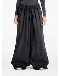 adidas - Denim Trackpants - Lyst