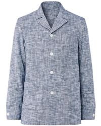 Officine Generale - Sheldon Patch-Pocket Cotton Overshirt - Lyst