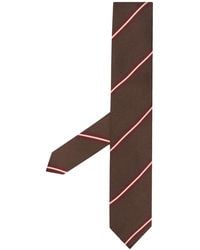 Lardini - Striped Silk Tie - Lyst