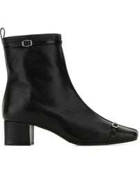 CAREL PARIS - バックルストラップ レザーアンクルブーツ 50mm - Lyst