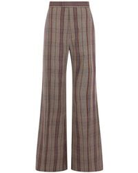 Vivienne Westwood - Checked Wide-Leg Trousers - Lyst