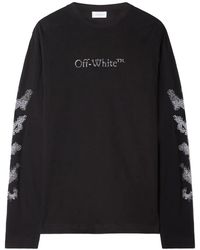 Off-White c/o Virgil Abloh - Diag-Stripe Logo-Print T-Shirt - Lyst