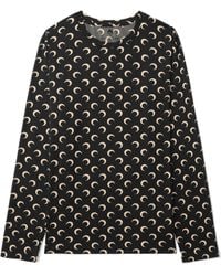 Marine Serre - Moon Crewneck Top - Lyst