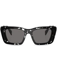 Prada - Prada Pr 08ys Oversize Frame Sunglasses - Lyst