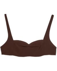 Prada - Crepe De Chine Top - Lyst