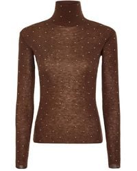 Rabanne - Top Met Col En Verfraaid Detail - Lyst