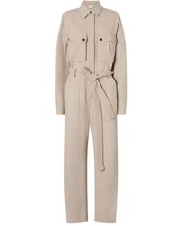 ANDAMANE - Cargo Belted Jumpsuit - Lyst