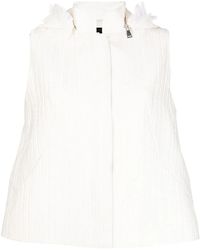 Shiatzy Chen - Mulberry-Silk Hooded Vest - Lyst