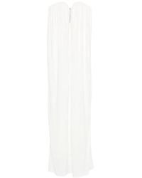 Stella McCartney - Forever Stella Gesmockte Maxi-Jurk - Lyst