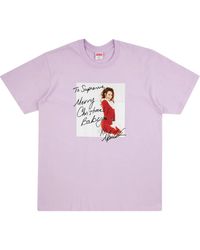 Supreme - Mariah Carey-Print T-Shirt - Lyst
