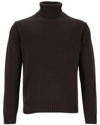Al Duca d'Aosta - Merino Wool Roll-Neck Sweater - Lyst