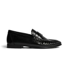 POSA - Wrinkled-Textured Loafers - Lyst