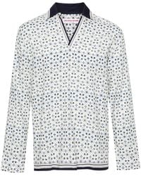 Orlebar Brown - Ridley Fiore Spread-Collar Shirt - Lyst
