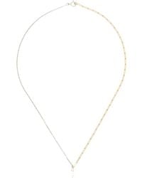 Yvonne Léon - 18Kt Mixed-Chain Diamond Necklace - Lyst