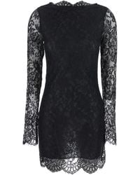 Semicouture - Abito Corto A Maniche Lunghe - Lyst