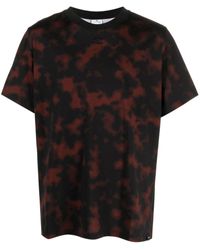 Courreges - Tortoiseshell-print Cotton T-shirt - Lyst