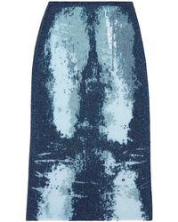 DIESEL - M-Begonia Midi Skirt - Lyst