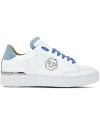 Philipp Plein - Hexagon Panelled Low-Top Sneakers - Lyst