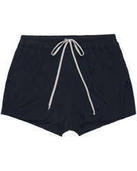 Rick Owens - Side-slit Jersey Shorts - Lyst