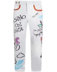 Moschino - Print Jeans - Lyst