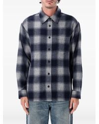 A.P.C. - Light Checked Overshirt - Lyst