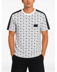 Emporio Armani - Ea7 Logo-Print T-Shirt - Lyst