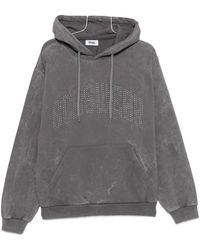 Gcds - Studded-Logo Long-Sleeve Hoodie - Lyst