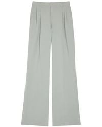 Huishan Zhang - Pleated Wide-Leg Trousers - Lyst